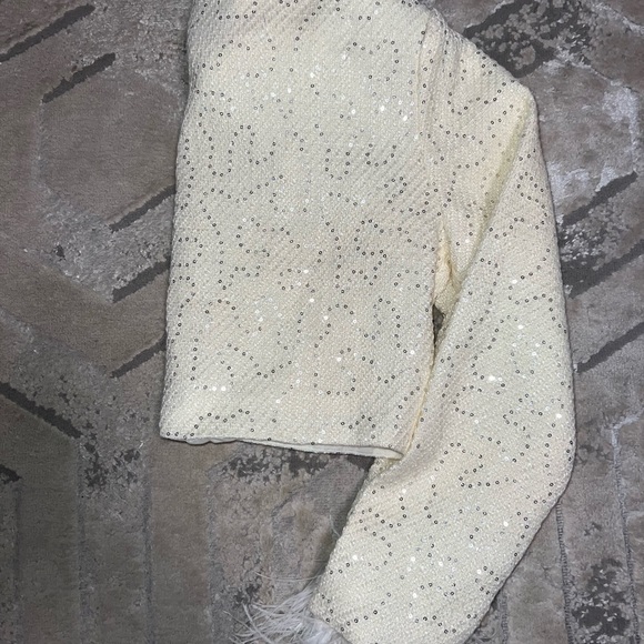 Self Portrait feather trim jacket - Picture 6 of 6